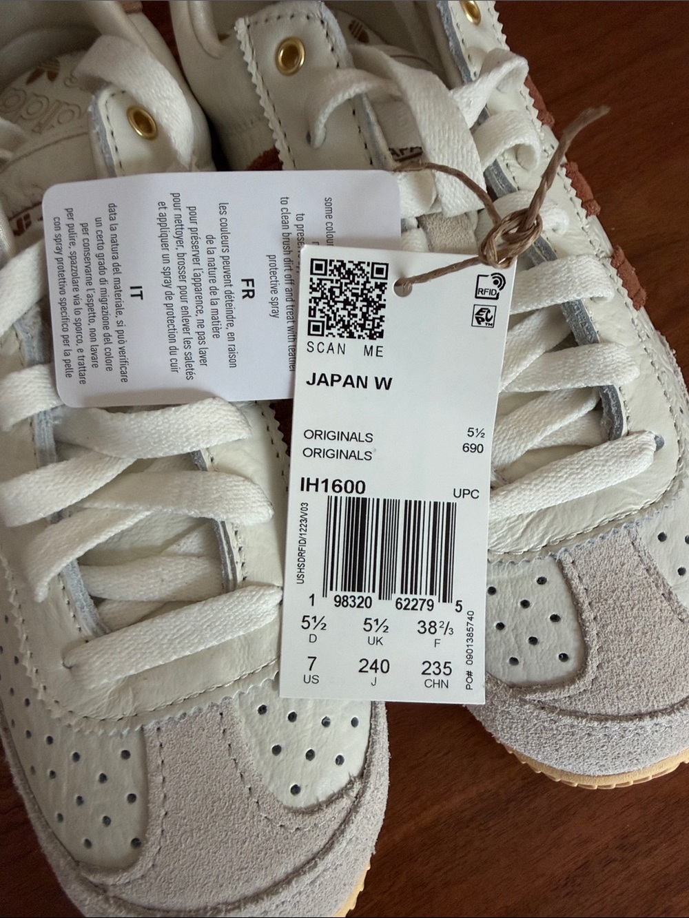 NWT Adidas Originals Japan Sneakers - Women’s size 7 - Picture 5 of 5
